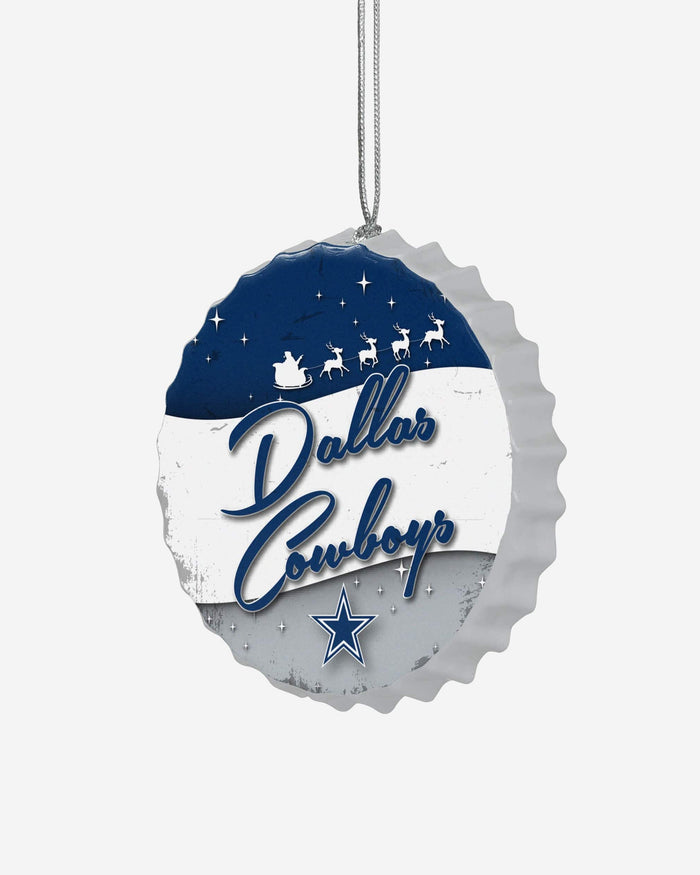 Dallas Cowboys Bottlecap Sign Ornament FOCO - FOCO.com