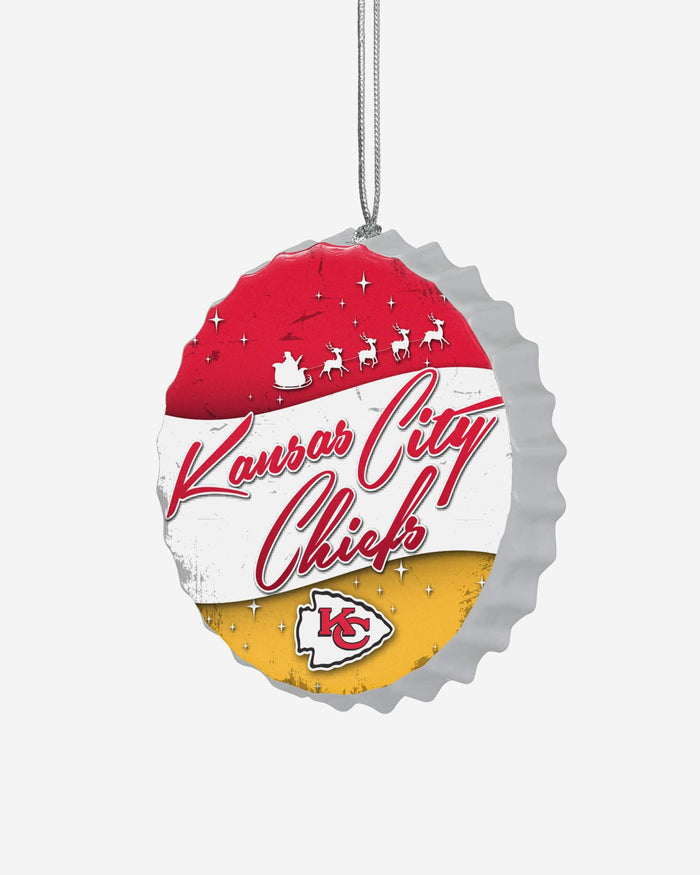 Kansas City Chiefs Bottlecap Sign Ornament FOCO - FOCO.com