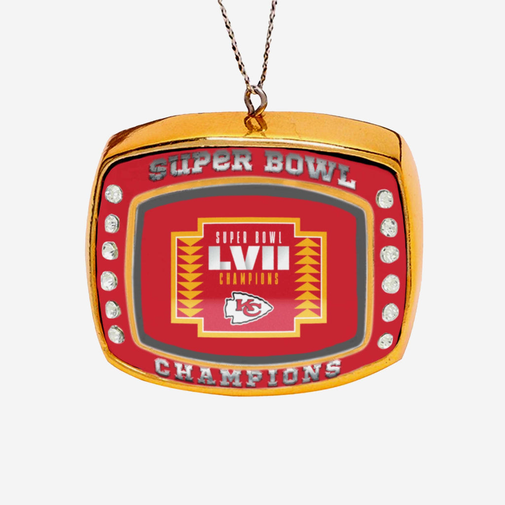Kansas City Chiefs Super Bowl LVII Champions Ring Ornament FOCO - FOCO.com