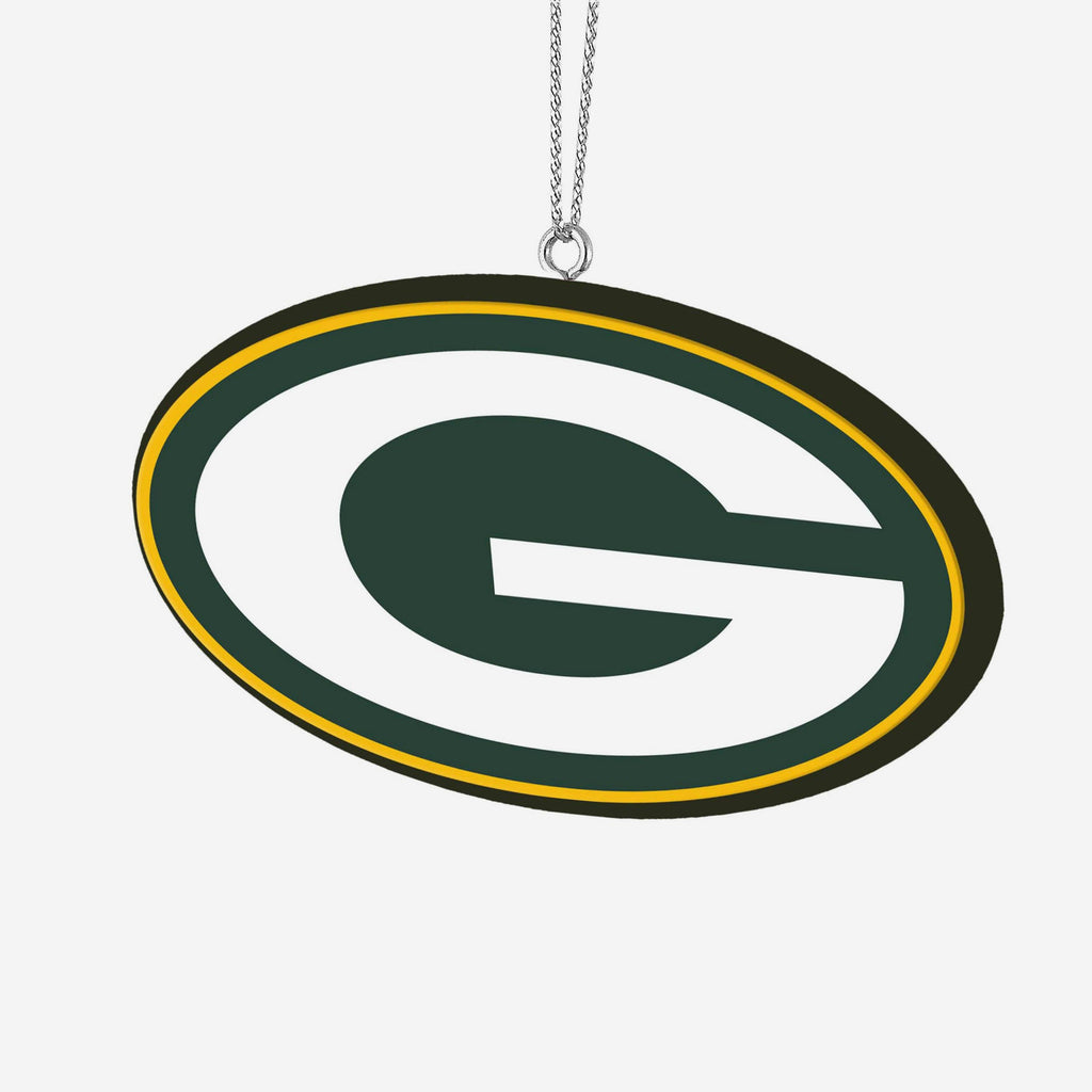 Green Bay Packers Resin Logo Ornament FOCO - FOCO.com