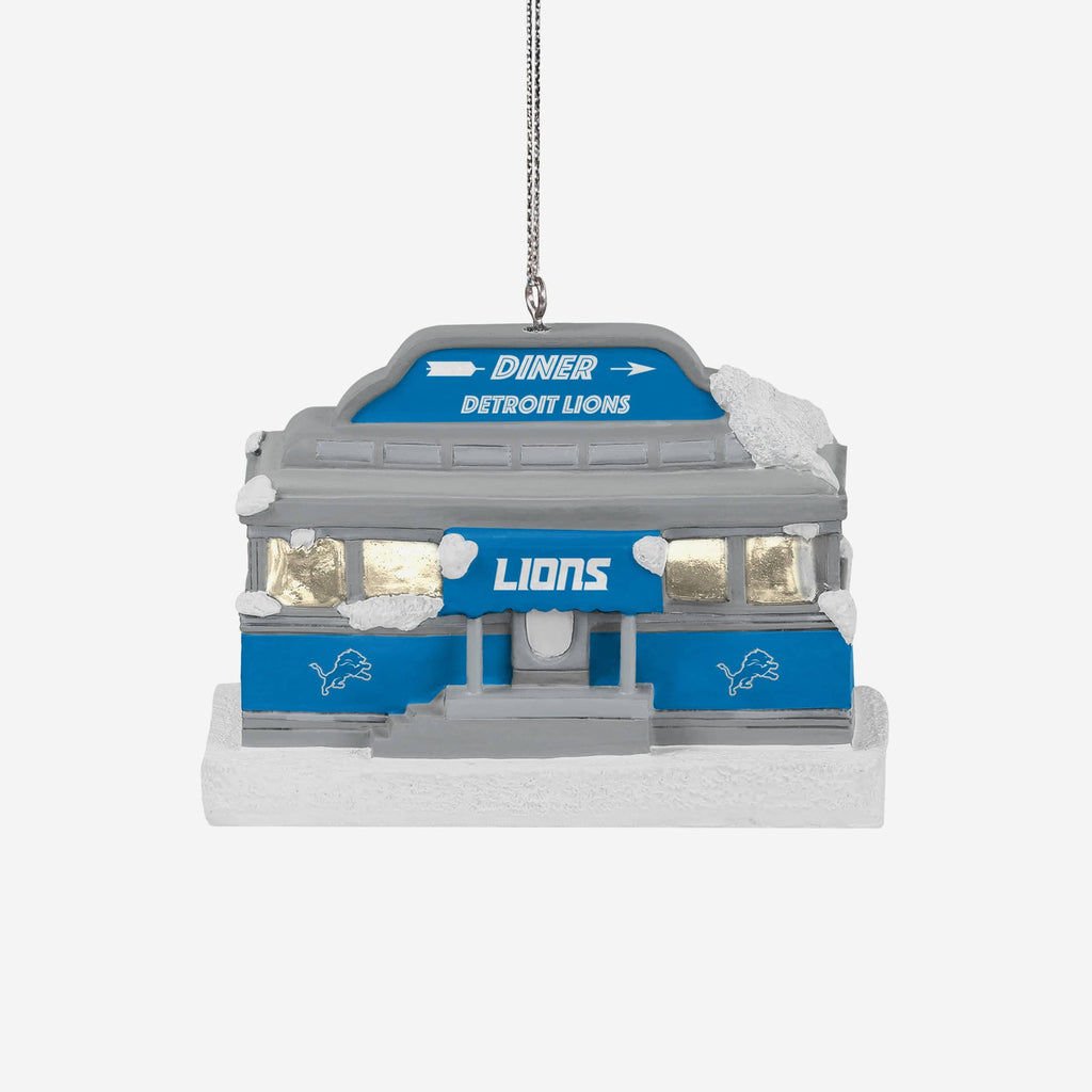 Detroit Lions Light Up Diner Ornament FOCO - FOCO.com