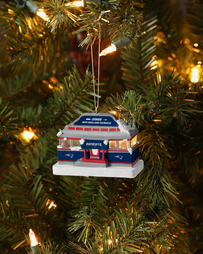 New England Patriots Light Up Diner Ornament FOCO - FOCO.com