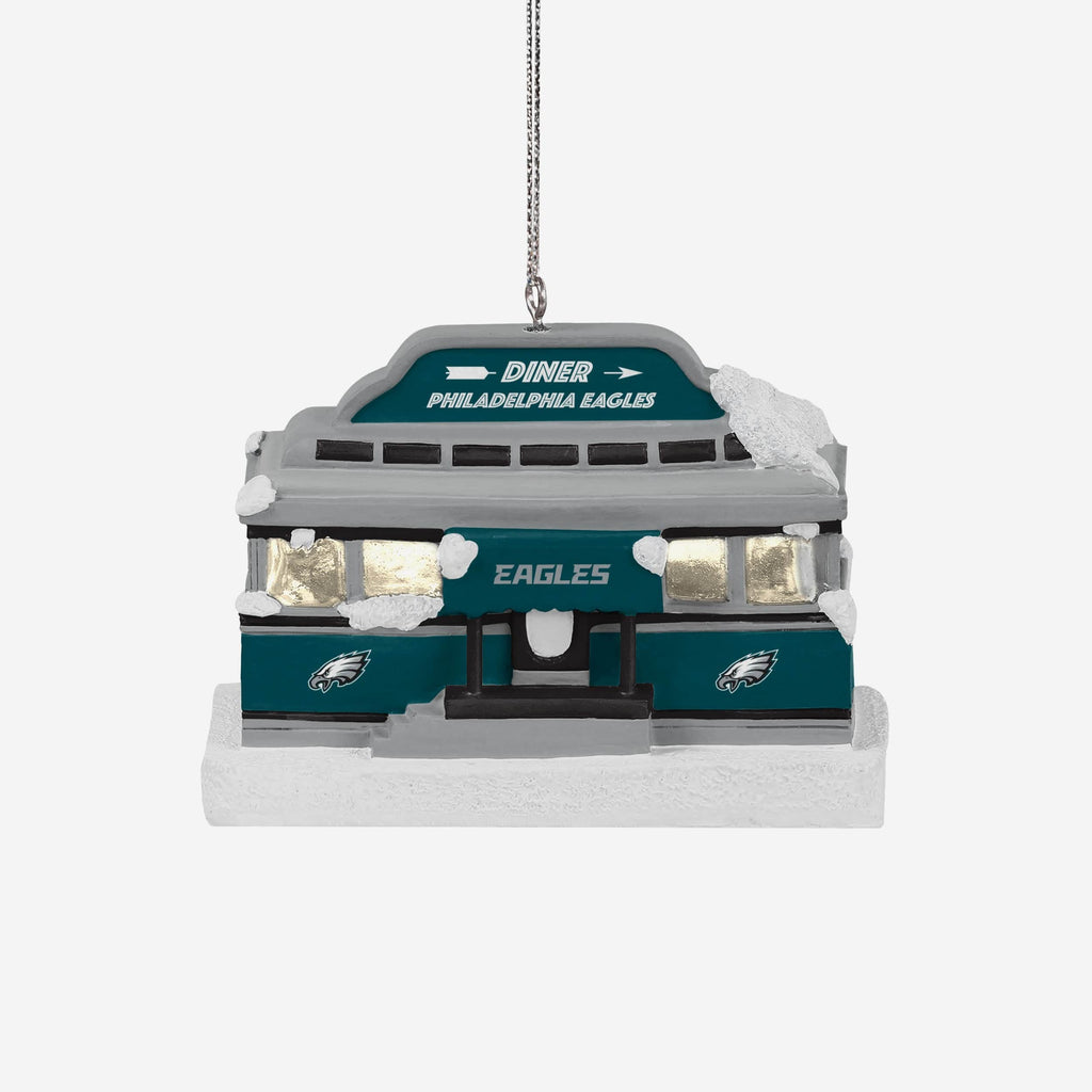 Philadelphia Eagles Light Up Diner Ornament FOCO - FOCO.com