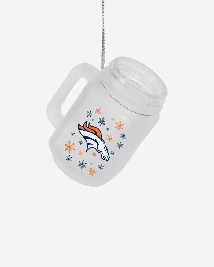 Denver Broncos Mason Jar Ornament FOCO - FOCO.com