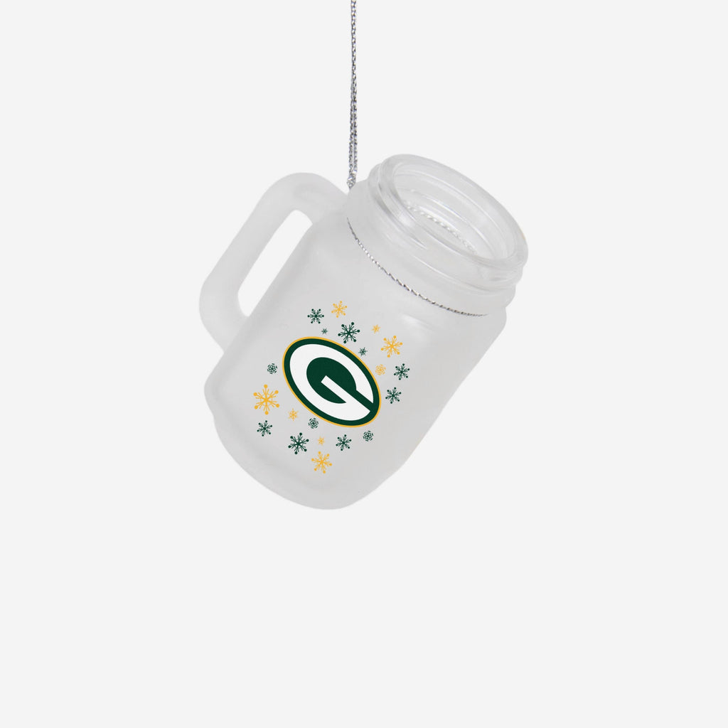 Green Bay Packers Mason Jar Ornament FOCO - FOCO.com