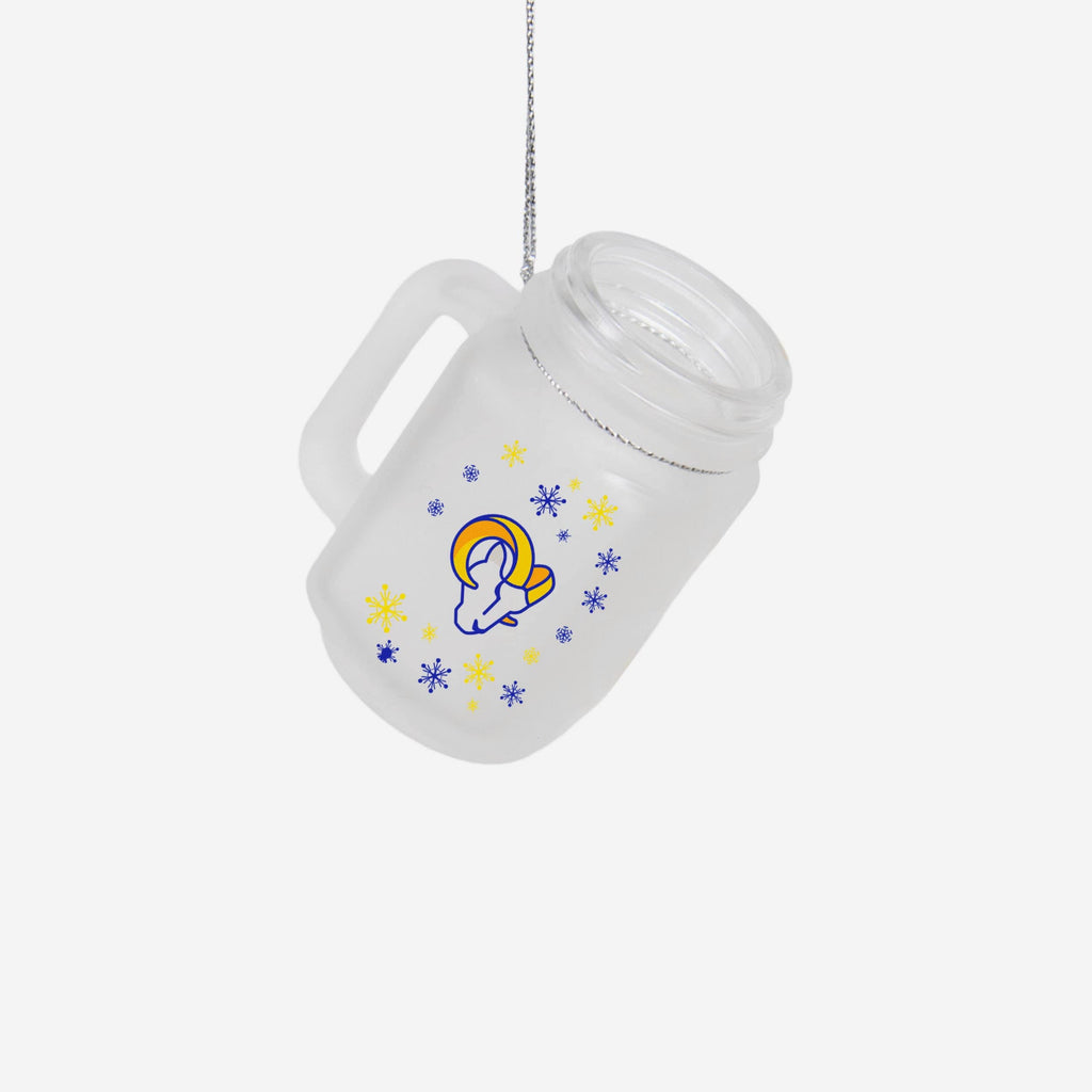 Los Angeles Rams Mason Jar Ornament FOCO - FOCO.com