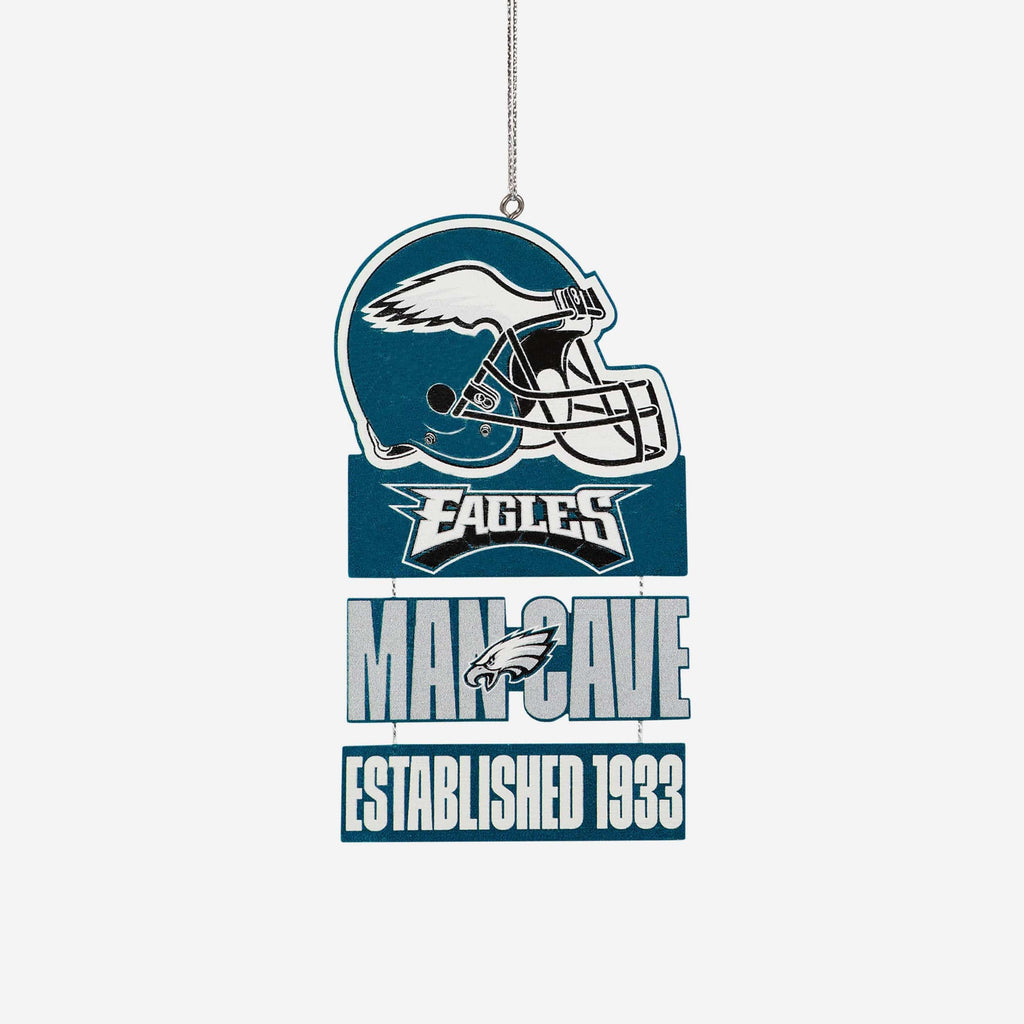 Philadelphia Eagles Mancave Sign Ornament FOCO - FOCO.com