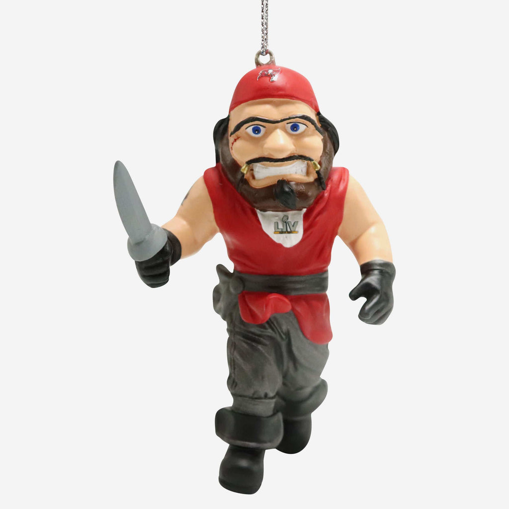 Tampa Bay Buccaneers Super Bowl LV Champions Mascot Ornament FOCO - FOCO.com