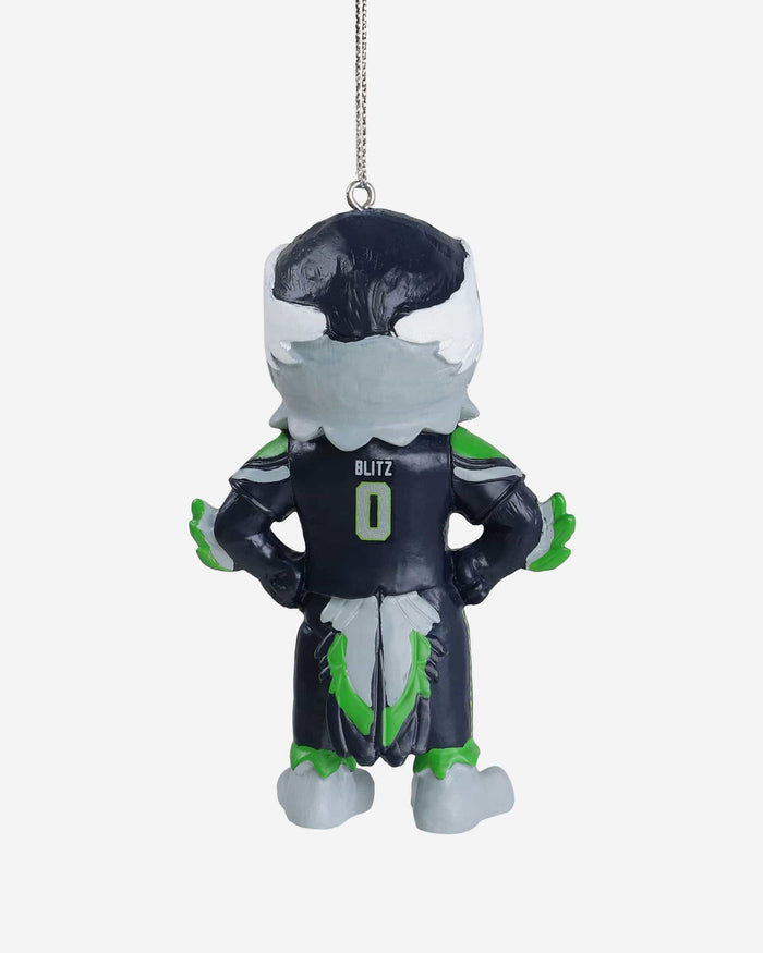 Blitz Seattle Seahawks Mascot Ornament FOCO - FOCO.com