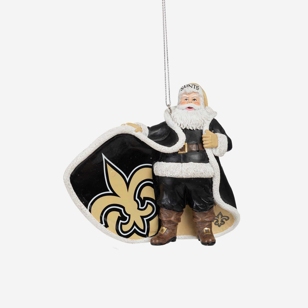 New Orleans Saints Photoprint Santa Ornament FOCO - FOCO.com