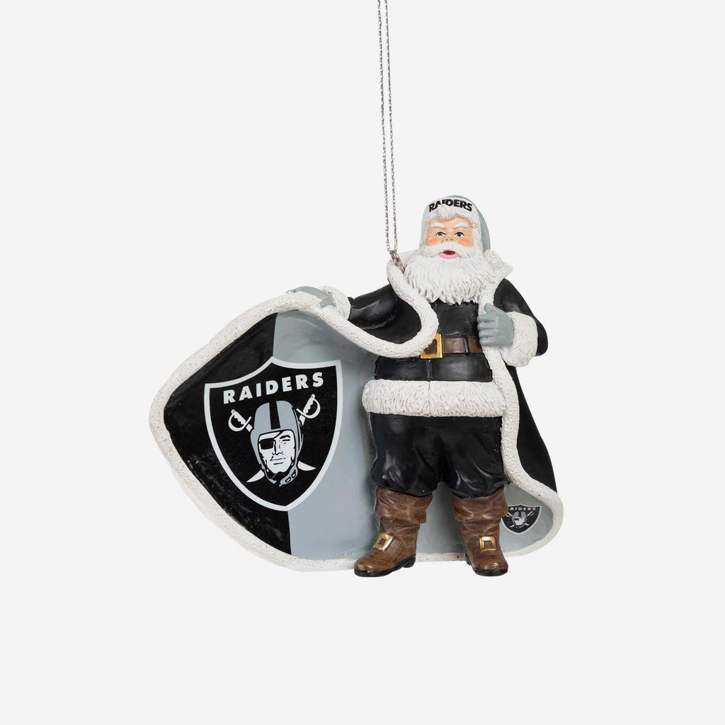 Las Vegas Raiders Photoprint Santa Ornament FOCO - FOCO.com