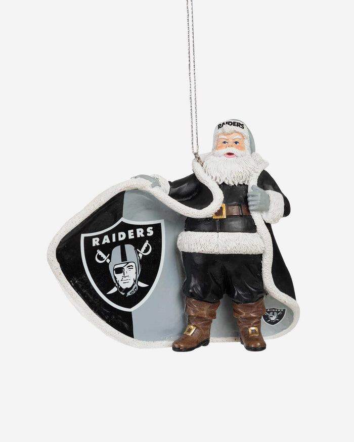 Las Vegas Raiders Photoprint Santa Ornament FOCO - FOCO.com