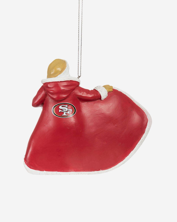San Francisco 49ers Photoprint Santa Ornament FOCO - FOCO.com