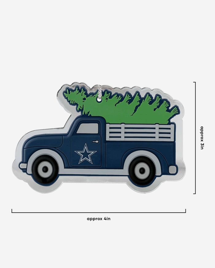 Dallas Cowboys 2 Pack Flat Metal Truck Ornaments FOCO - FOCO.com