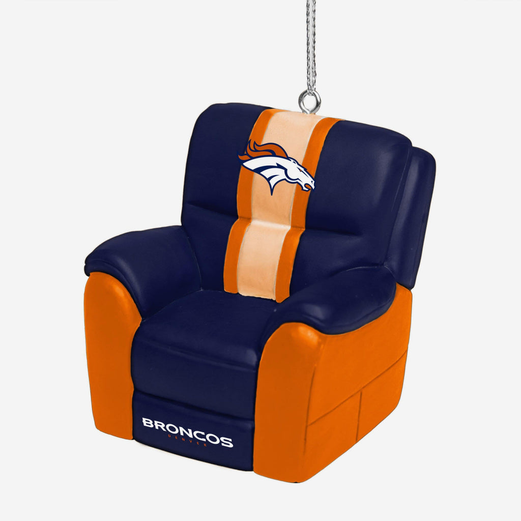 Denver Broncos Reclining Chair Ornament FOCO - FOCO.com