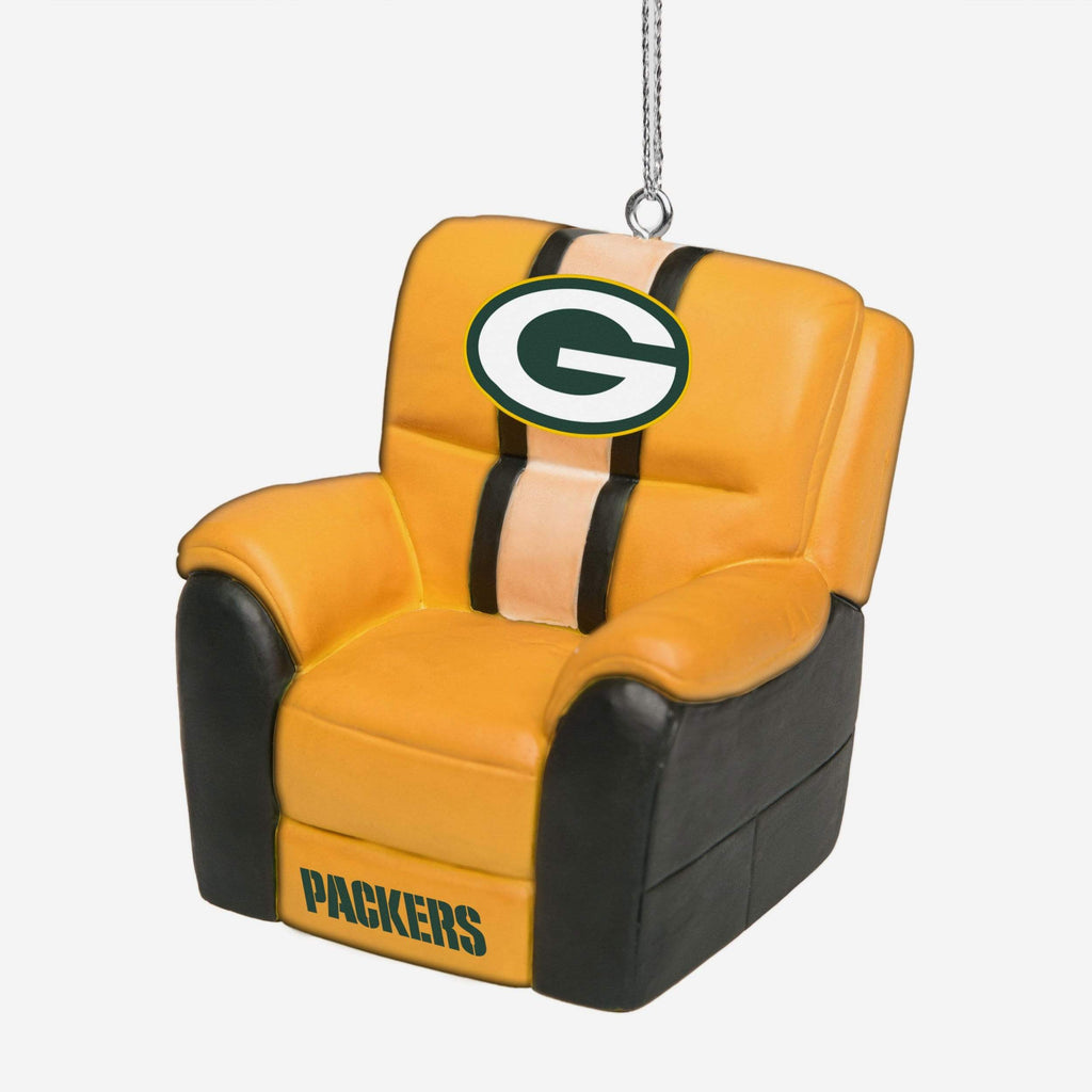 Green Bay Packers Reclining Chair Ornament FOCO - FOCO.com