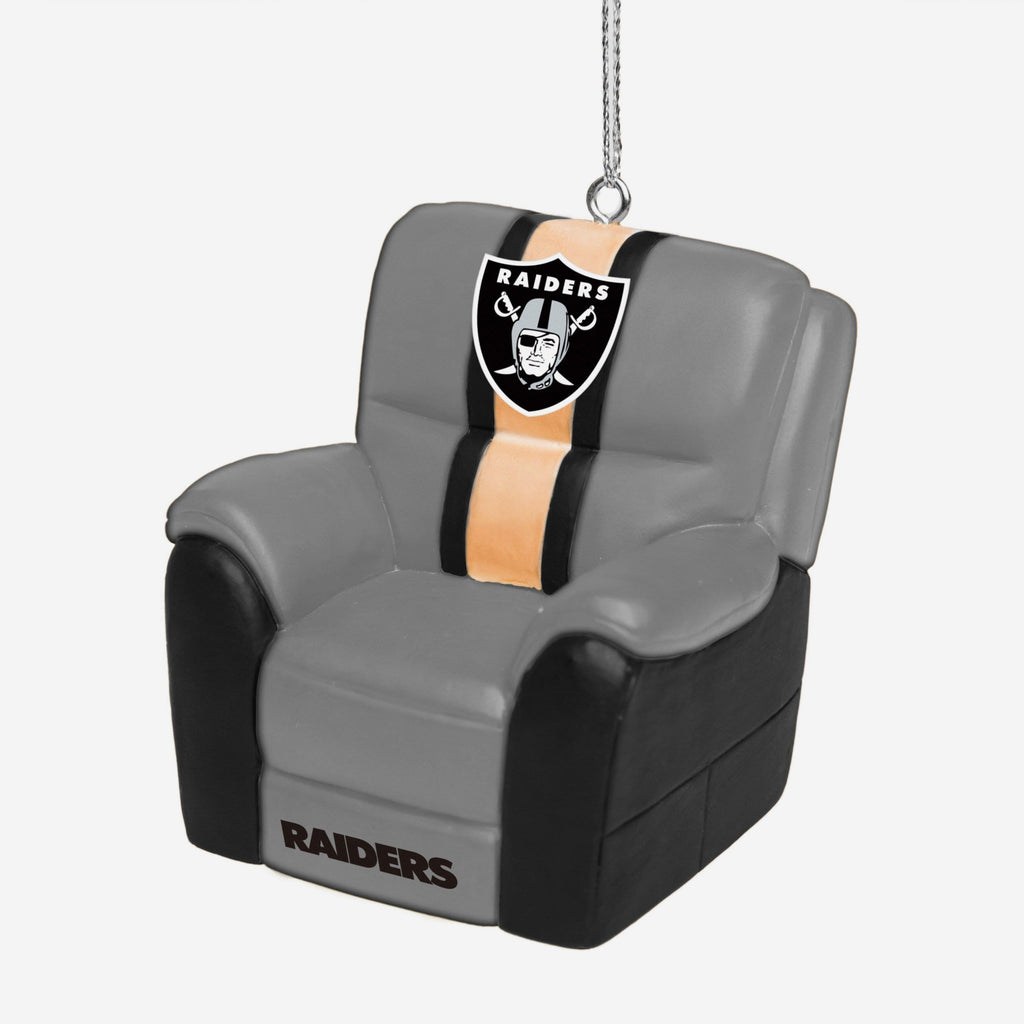 Las Vegas Raiders Reclining Chair Ornament FOCO - FOCO.com