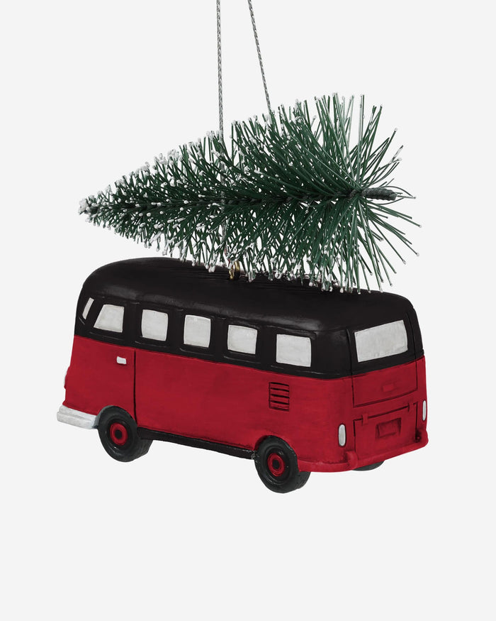 Atlanta Falcons Retro Bus With Tree Ornament Foco - FOCO.com