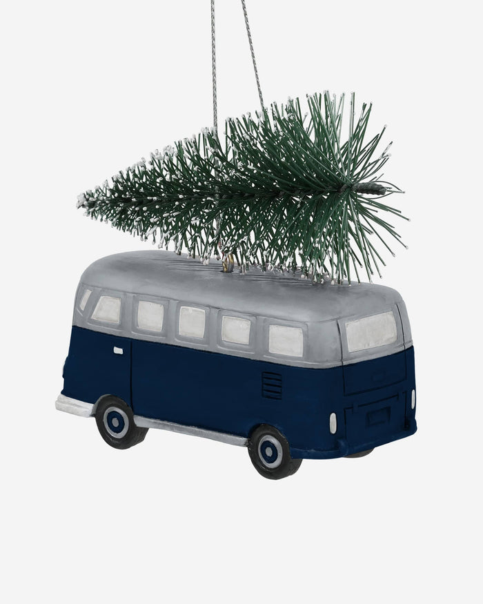 Dallas Cowboys Retro Bus With Tree Ornament FOCO - FOCO.com