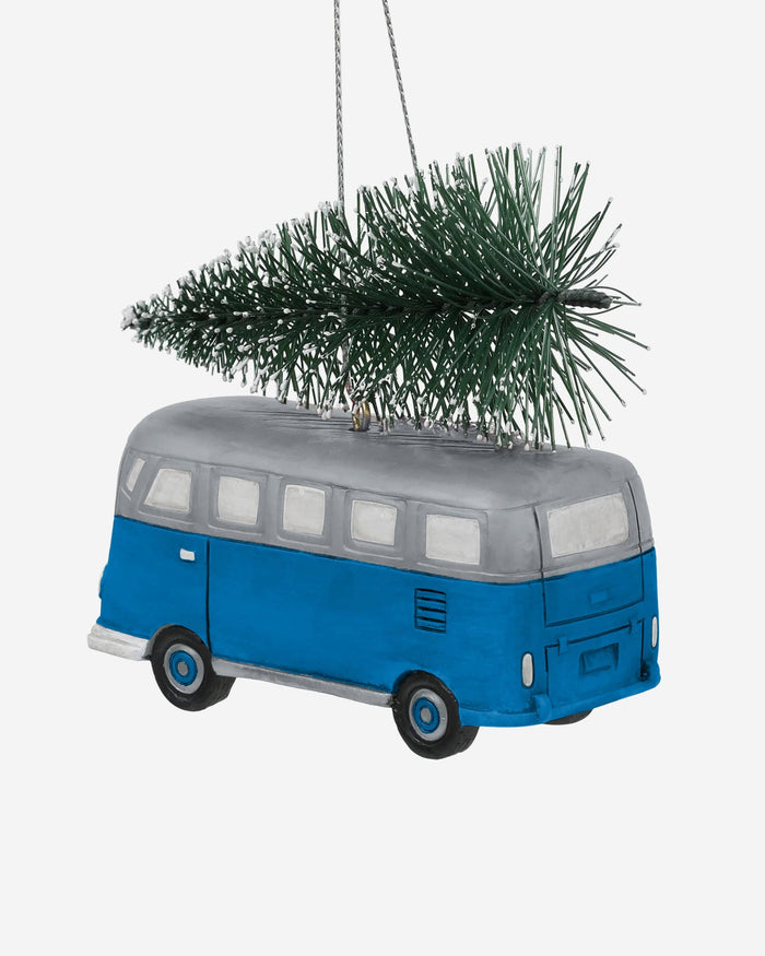 Detroit Lions Retro Bus With Tree Ornament Foco - FOCO.com