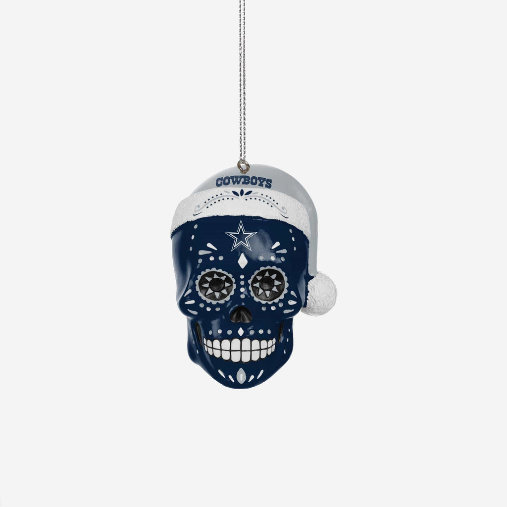 Dallas Cowboys Sugar Skull Ornament FOCO - FOCO.com