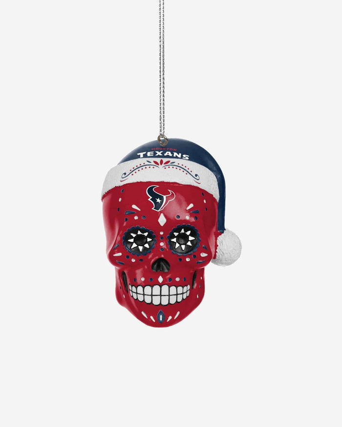 Houston Texans Sugar Skull Ornament FOCO - FOCO.com