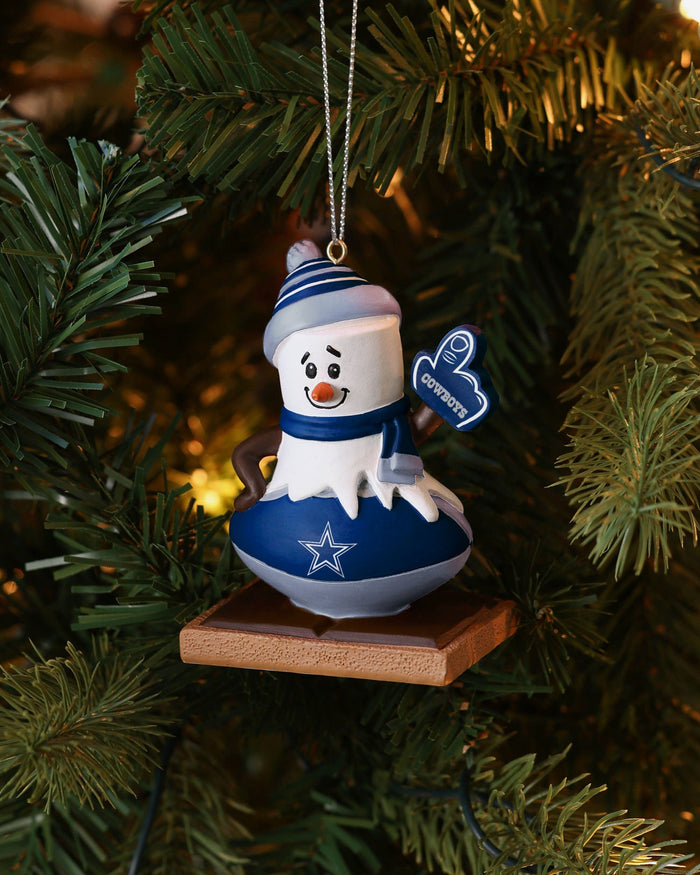 Dallas Cowboys Smore On Ball Ornament FOCO - FOCO.com