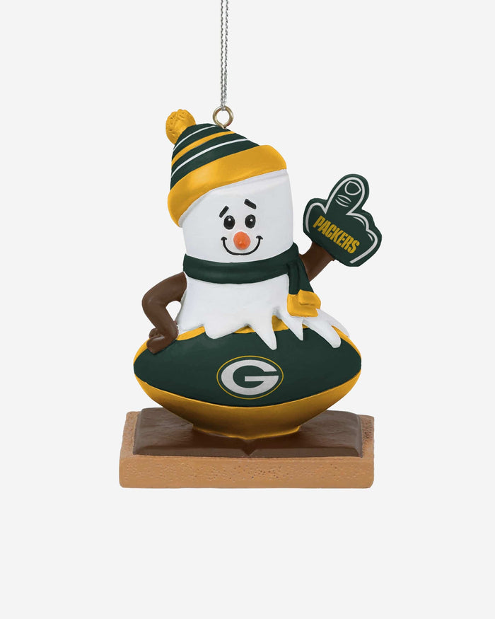 Green Bay Packers Smore On Ball Ornament FOCO - FOCO.com