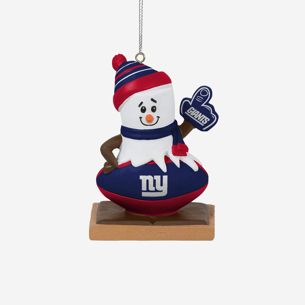 New York Giants Smore On Ball Ornament FOCO - FOCO.com