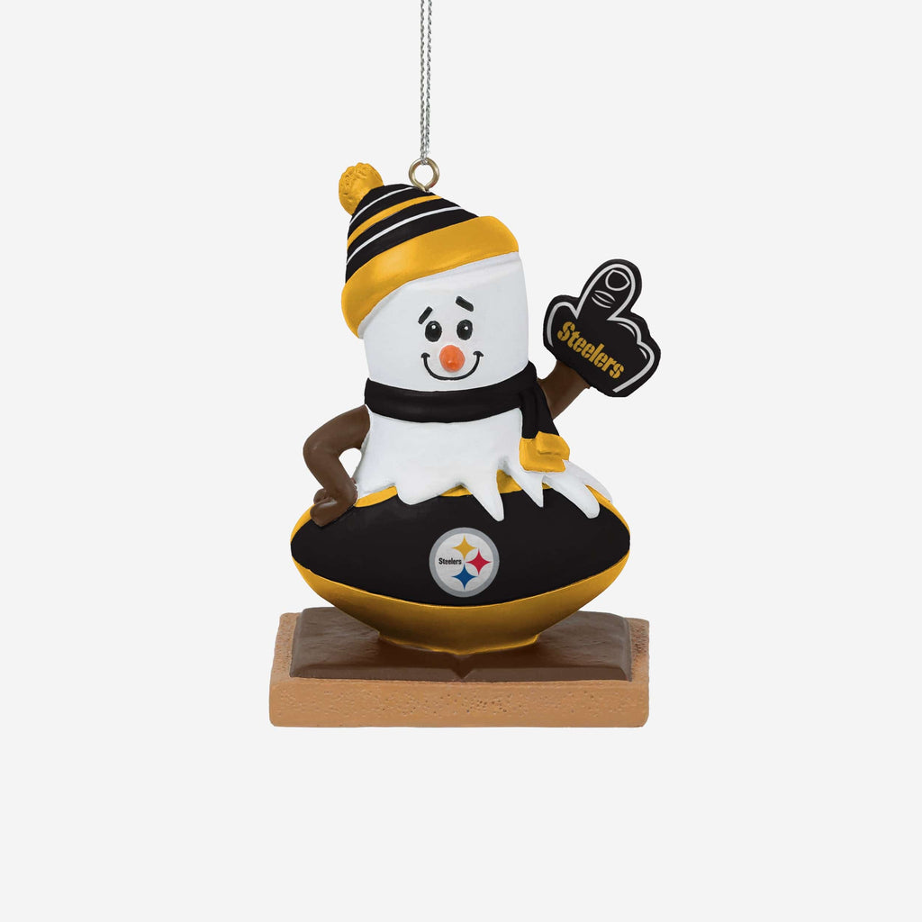 Pittsburgh Steelers Smore On Ball Ornament FOCO - FOCO.com