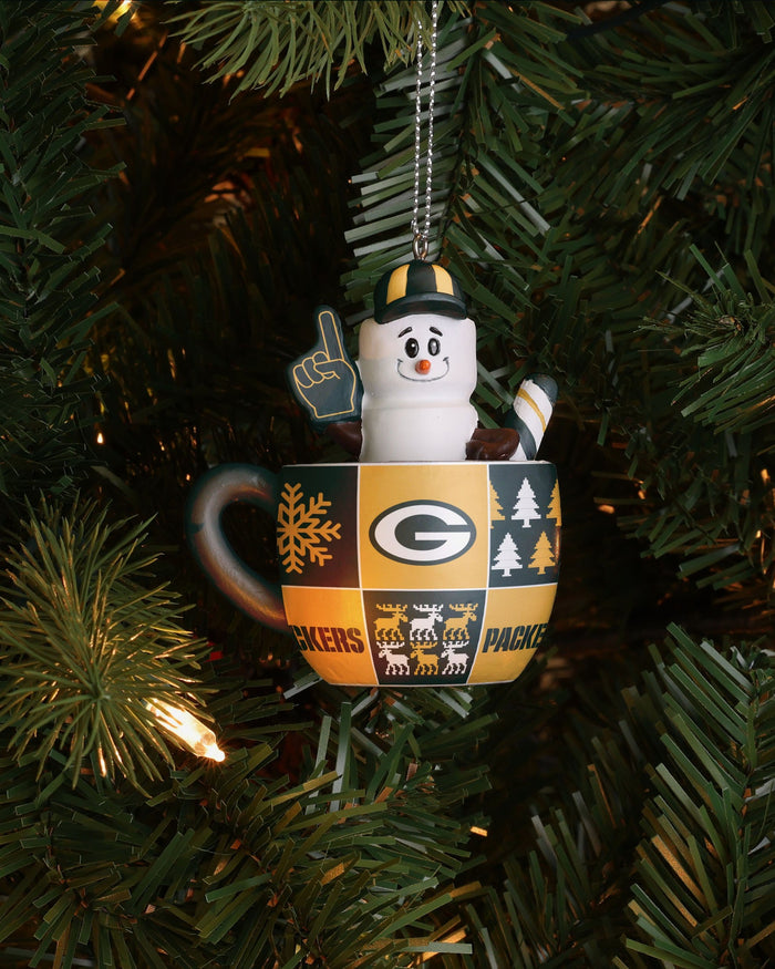 Green Bay Packers Smores Mug Ornament FOCO - FOCO.com