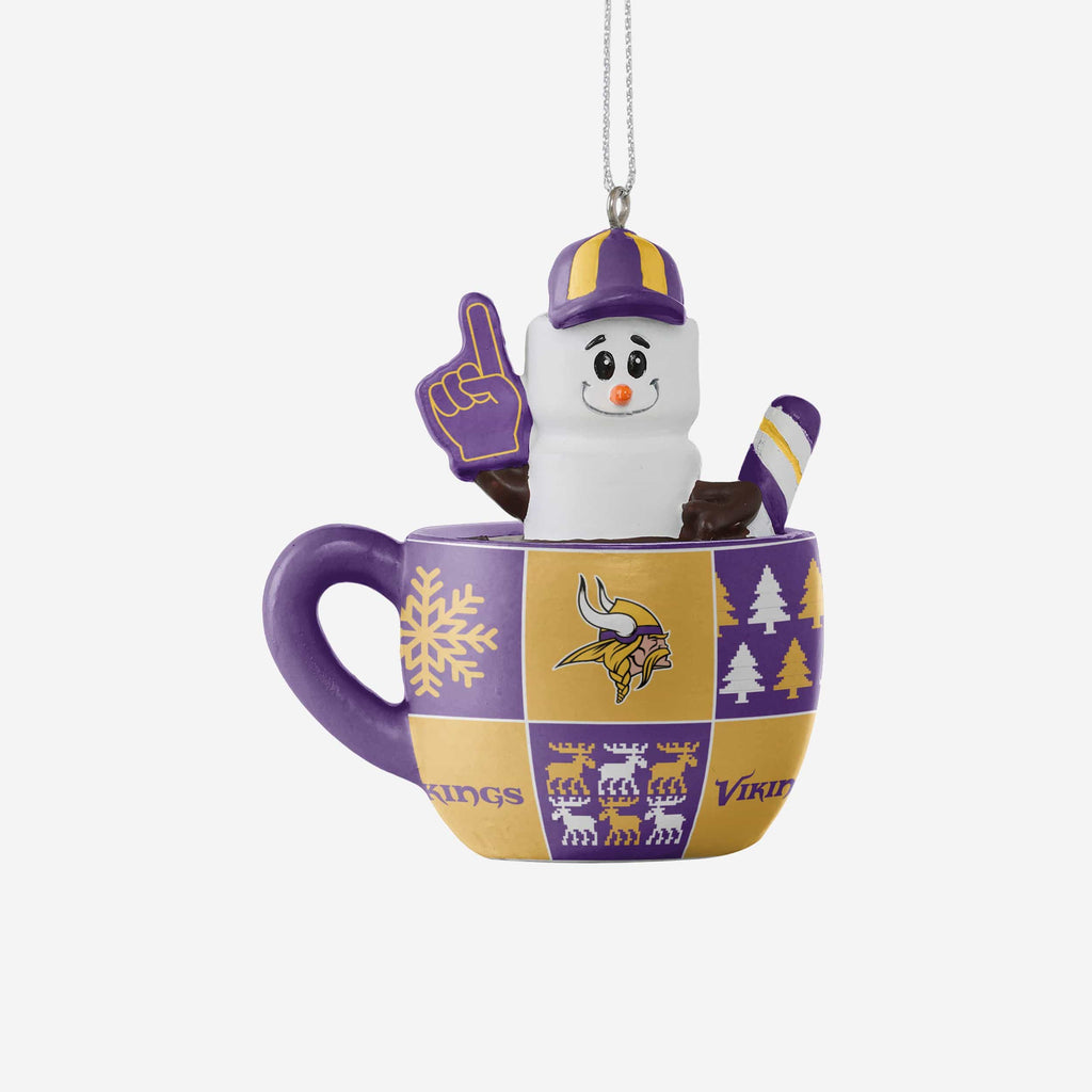 Minnesota Vikings Smores Mug Ornament FOCO - FOCO.com