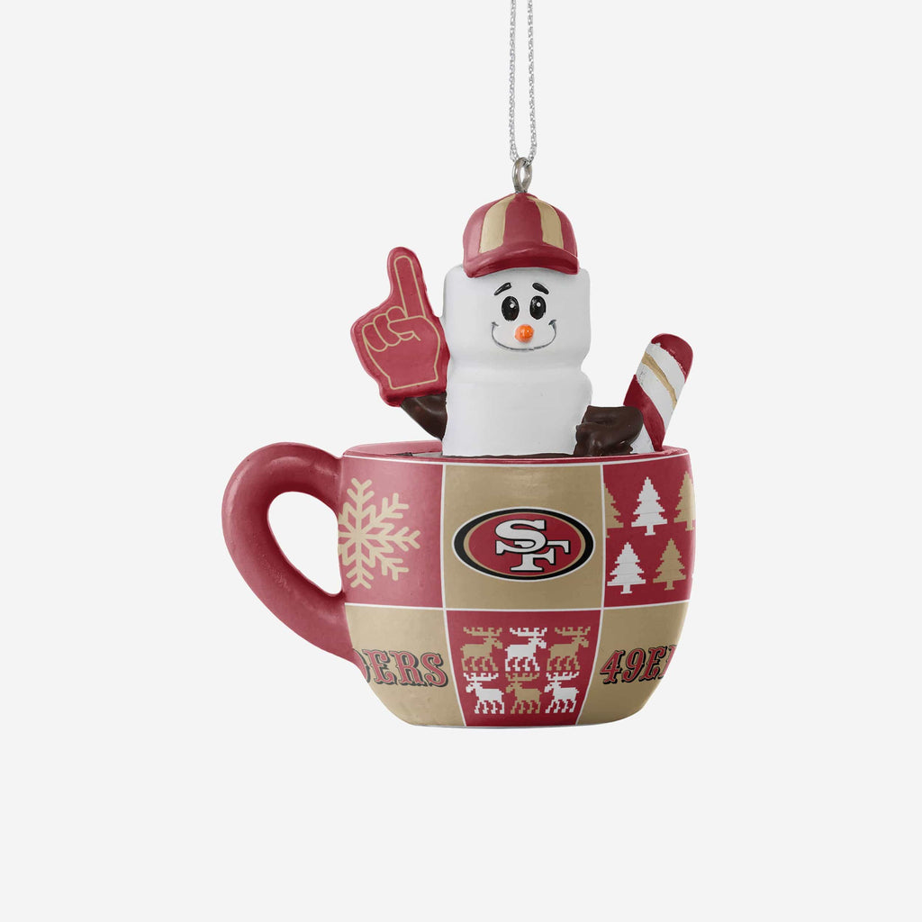 San Francisco 49ers Smores Mug Ornament FOCO - FOCO.com