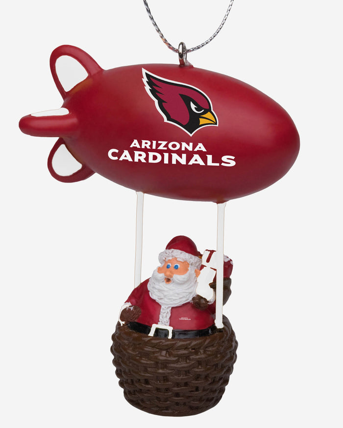 Arizona Cardinals Santa Blimp Ornament FOCO - FOCO.com