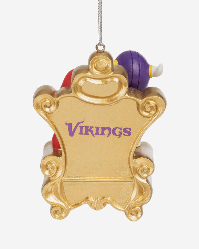 Viktor the Viking Minnesota Vikings Mascot On Santa's Lap Ornament FOCO - FOCO.com