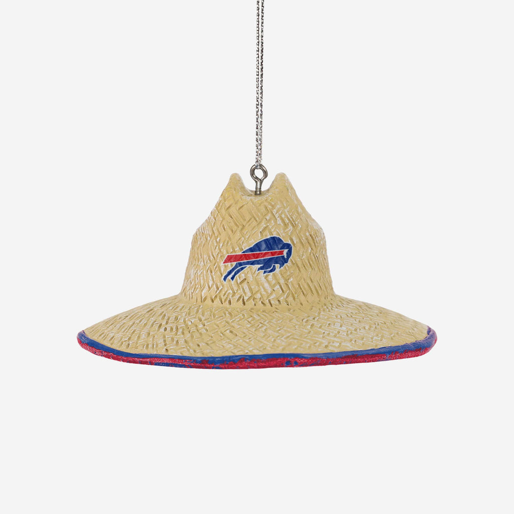 Buffalo Bills Straw Hat Ornament FOCO - FOCO.com