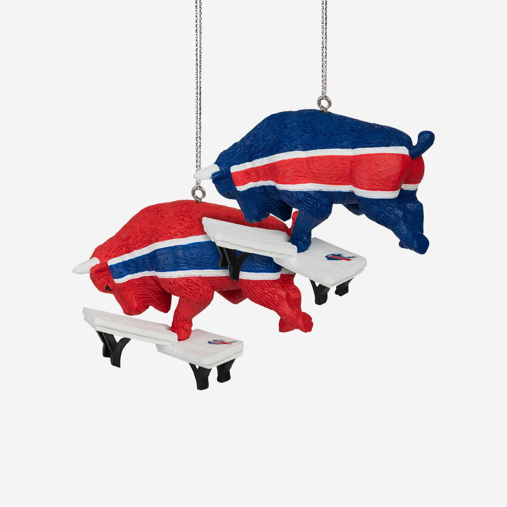 Buffalo Bills 2 Pack Thematic Ornament Set FOCO - FOCO.com