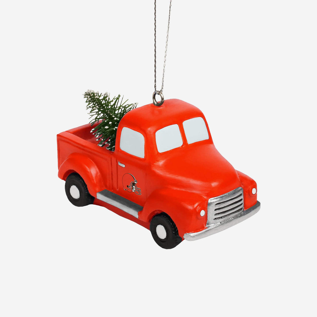 Cleveland Browns Truck With Tree Ornament FOCO - FOCO.com