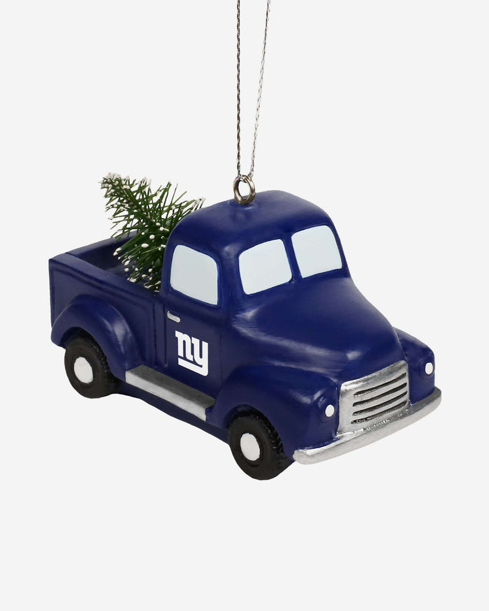 New York Giants Truck With Tree Ornament FOCO - FOCO.com