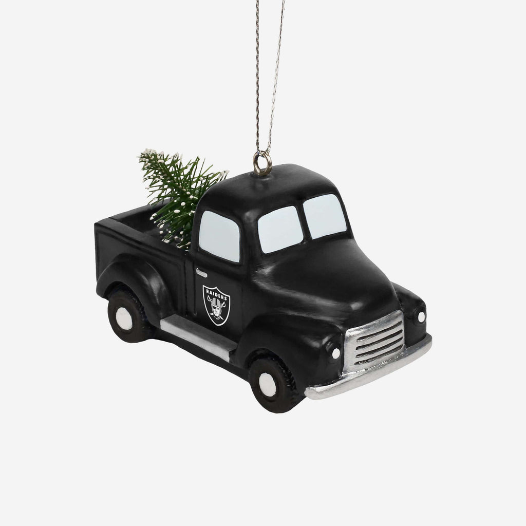 Las Vegas Raiders Truck With Tree Ornament FOCO - FOCO.com