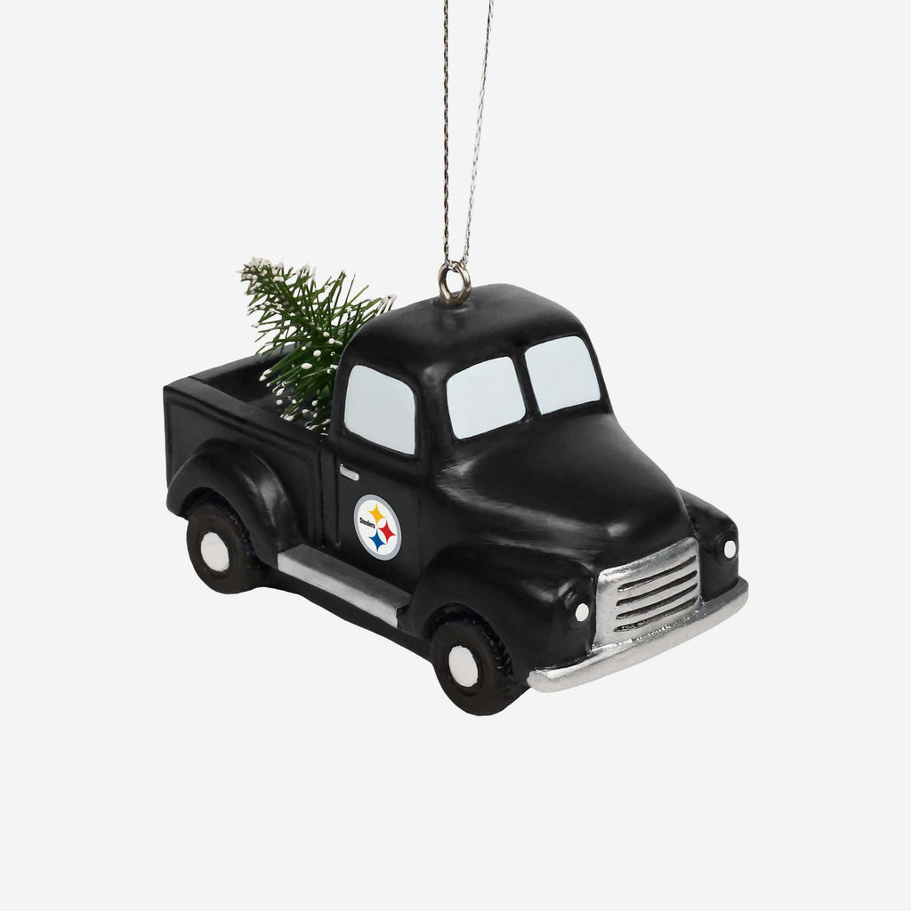 Pittsburgh Steelers Truck With Tree Ornament FOCO - FOCO.com