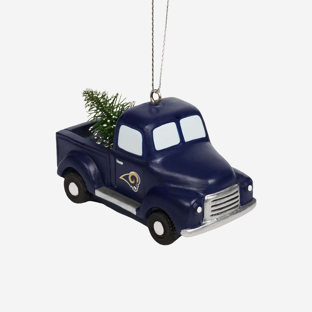 Los Angeles Rams Truck With Tree Ornament FOCO - FOCO.com
