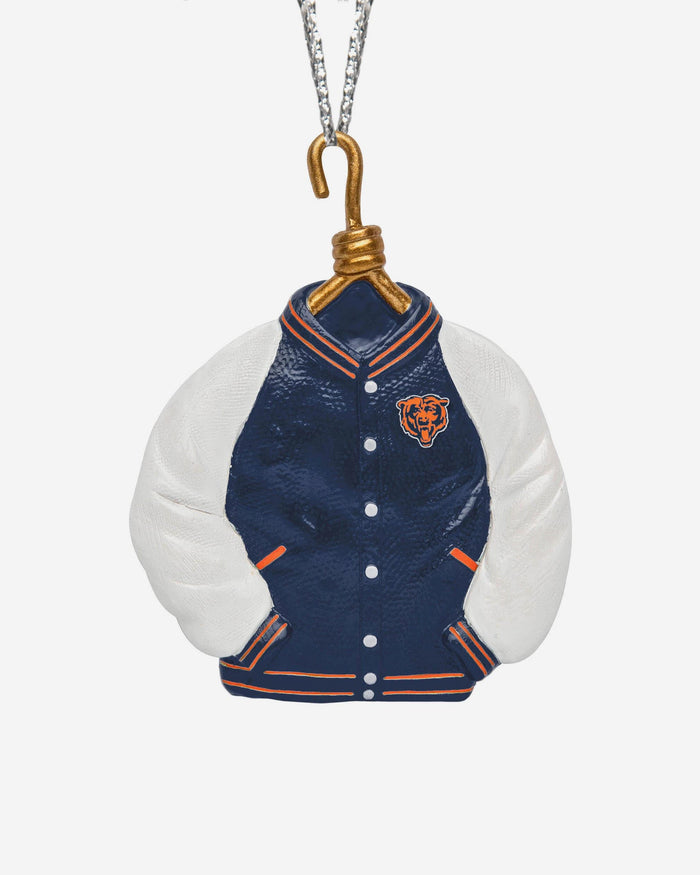 Chicago Bears Varsity Jacket Ornament FOCO - FOCO.com