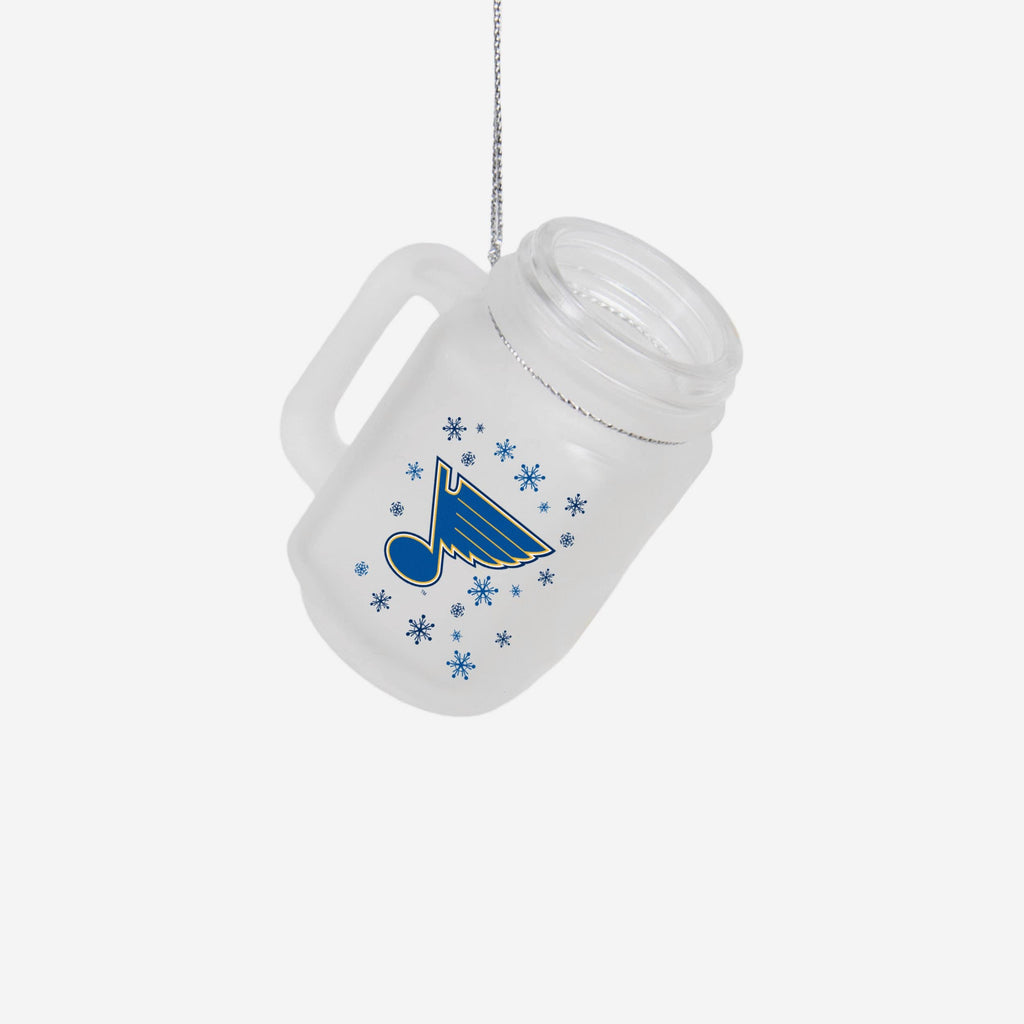 St Louis Blues Mason Jar Ornament FOCO - FOCO.com