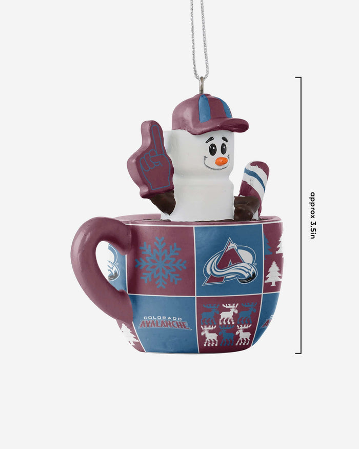 Colorado Avalanche Smores Mug Ornament FOCO - FOCO.com