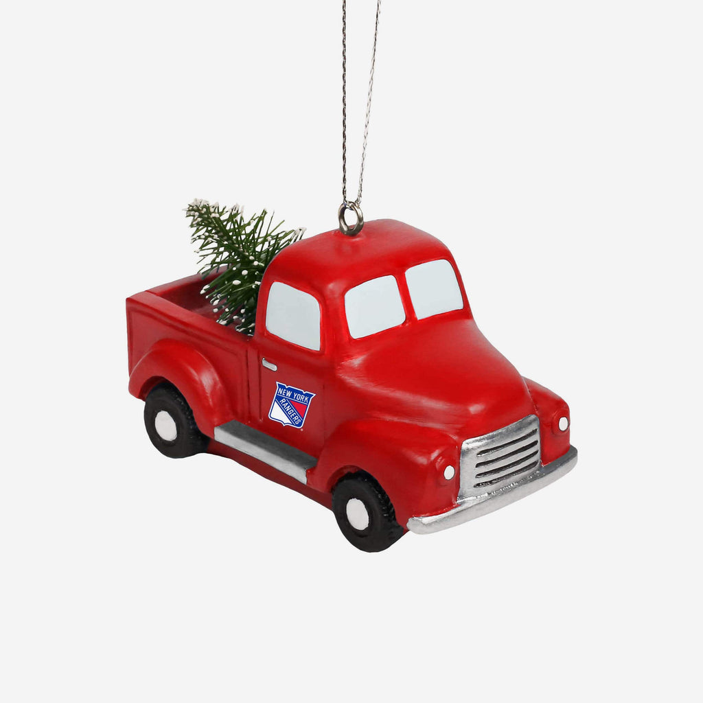New York Rangers Truck With Tree Ornament FOCO - FOCO.com