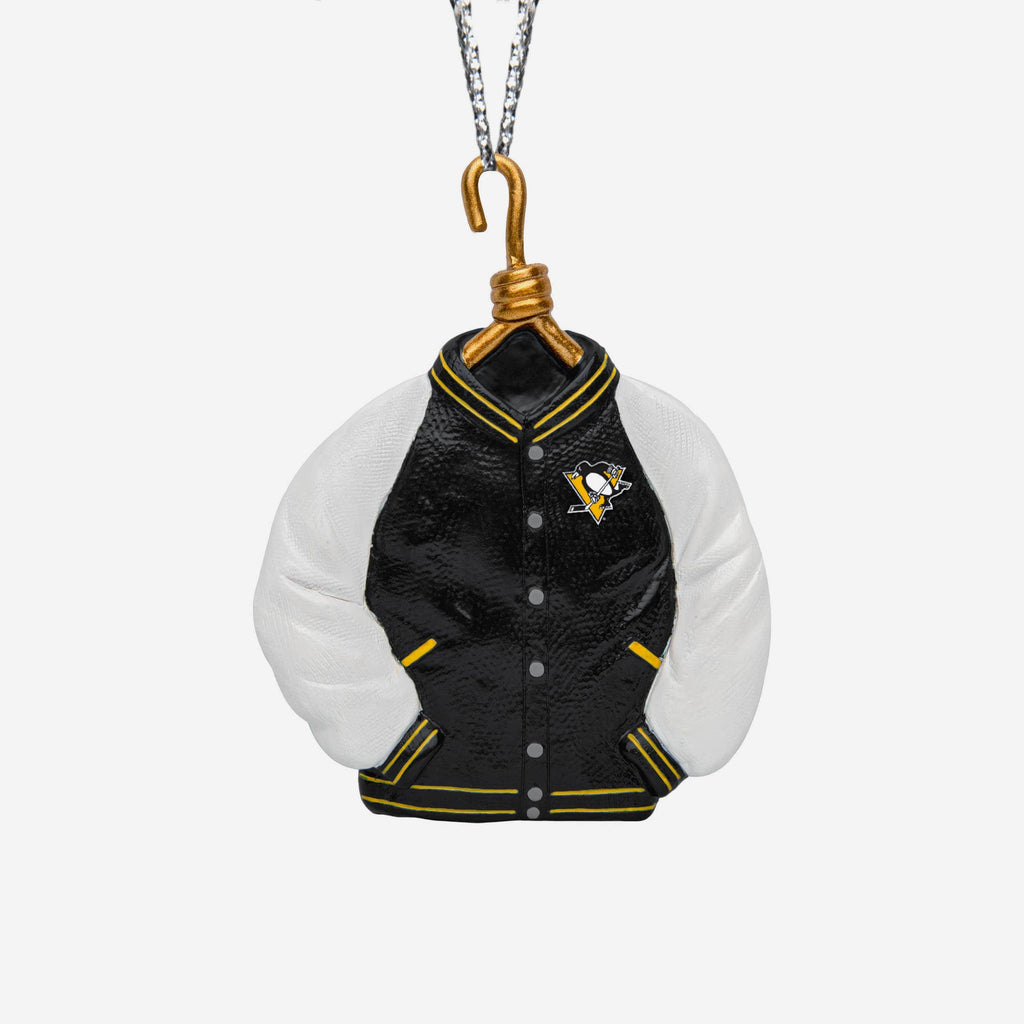 Pittsburgh Penguins Varsity Jacket Ornament FOCO - FOCO.com