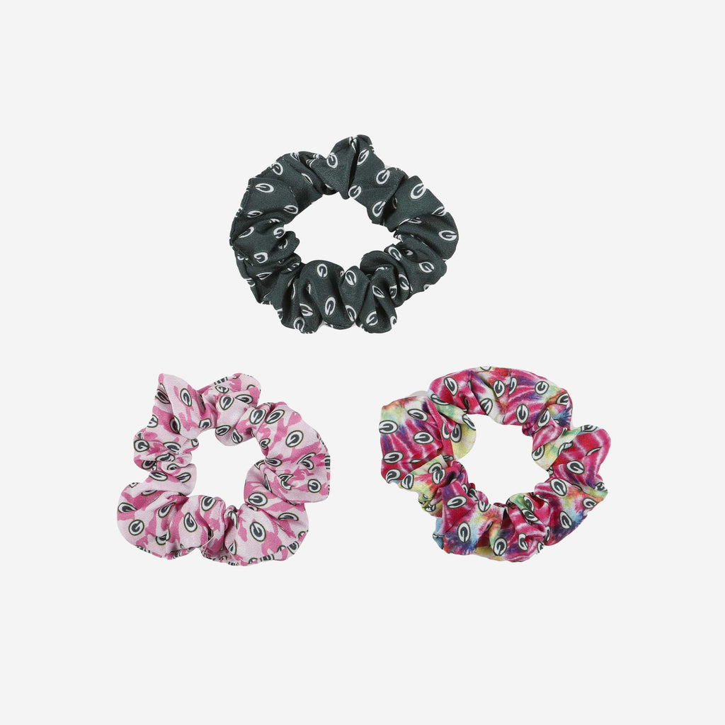 Green Bay Packers Mini Print 3 Pack Scrunchies FOCO - FOCO.com