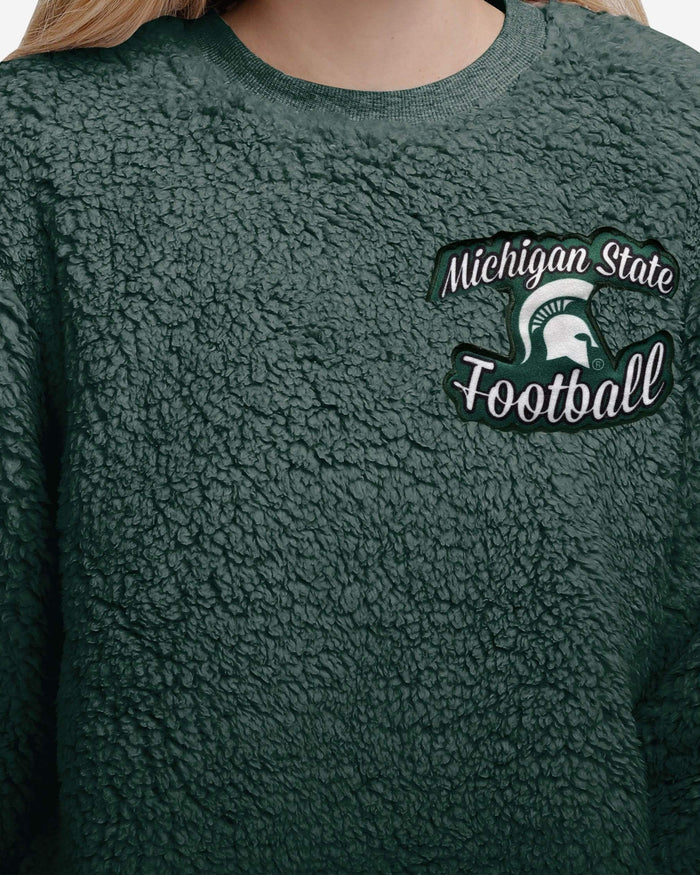 Michigan State Spartans Womens Sherpa Lounge Set FOCO - FOCO.com