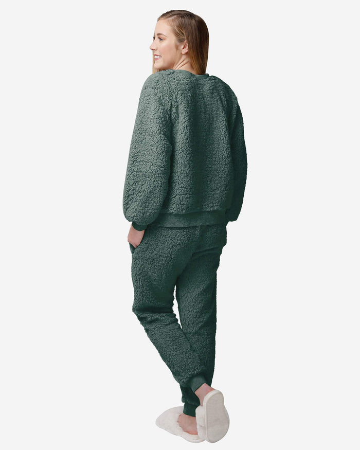 Michigan State Spartans Womens Sherpa Lounge Set FOCO - FOCO.com